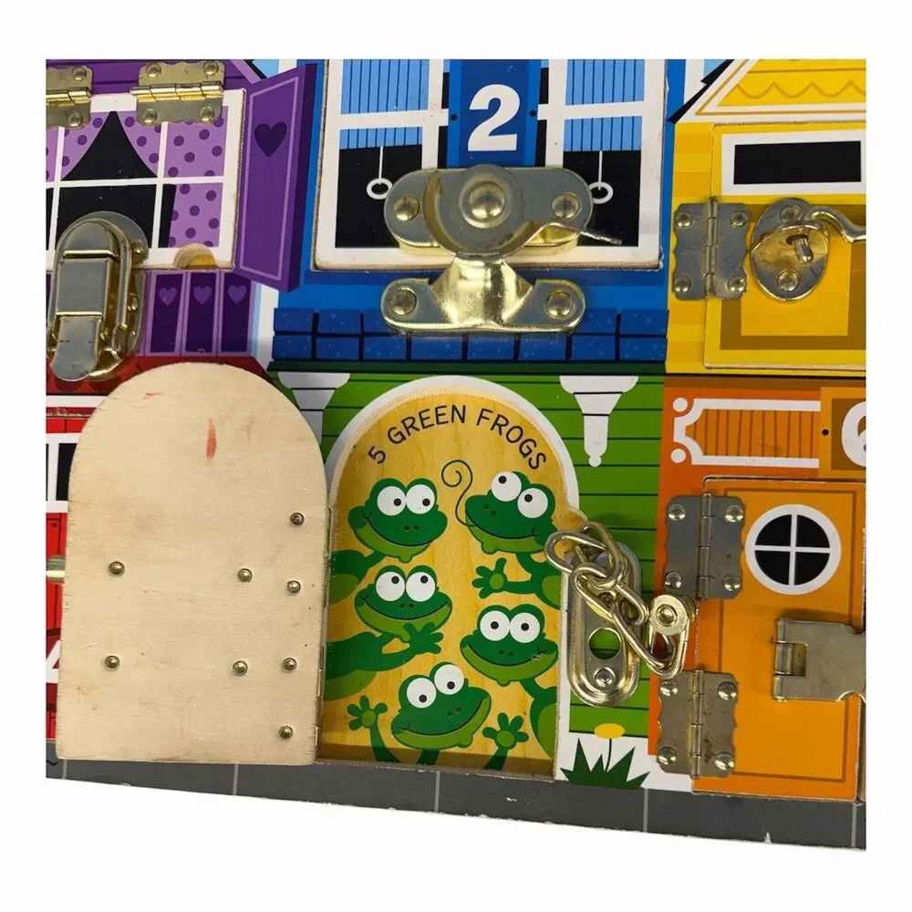 Melissa & Doug preschool board latches